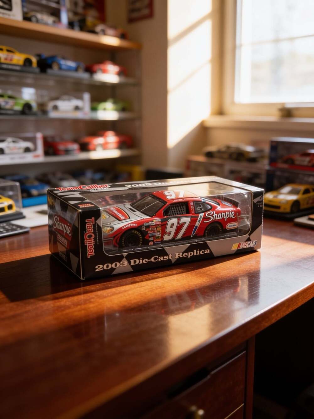 Team Caliber 2003 Kurt Busch #97 Sharpie Rubbermaid Die-Cast Replica